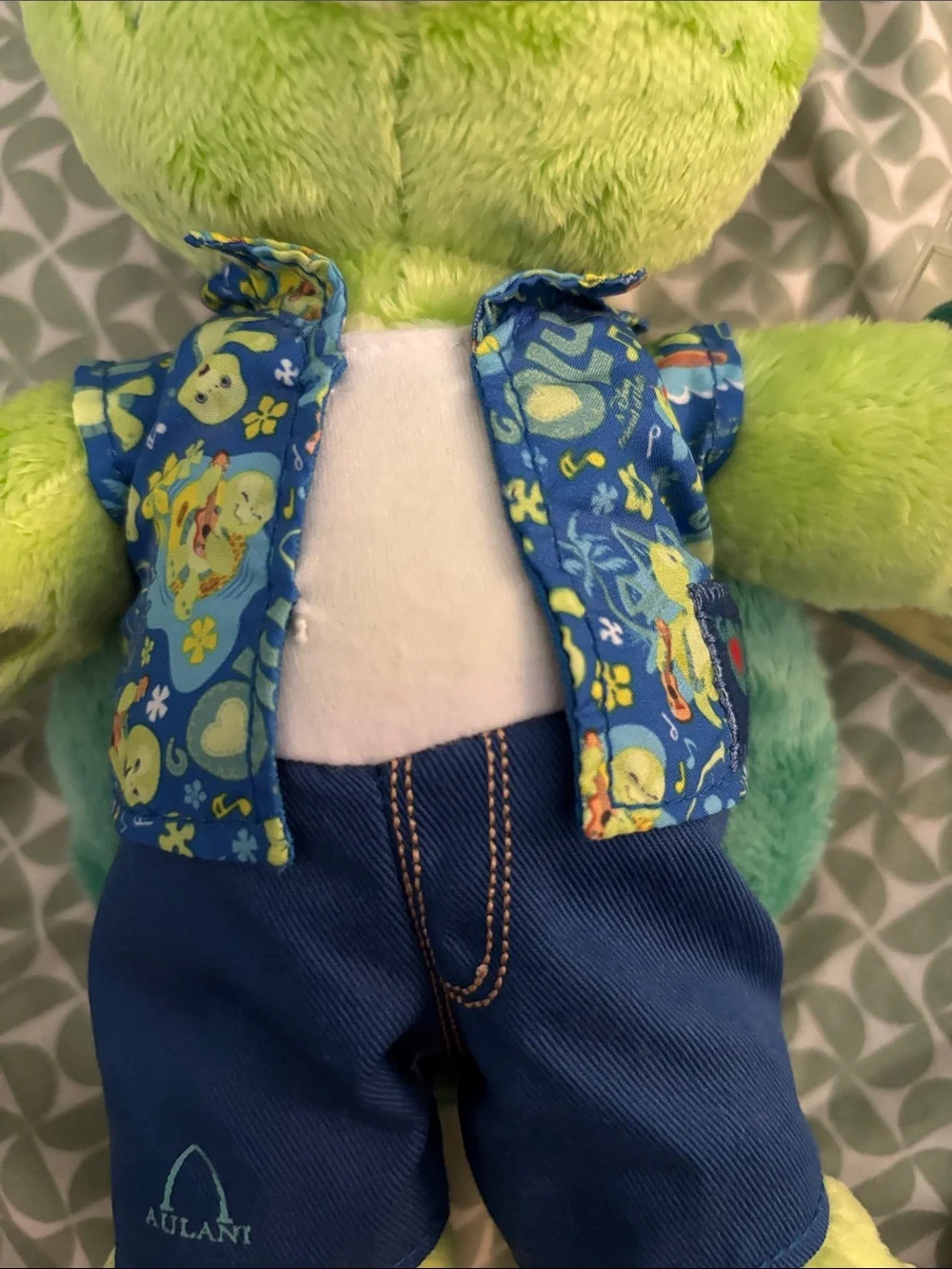 Aulani Disney “Olu” Duffy Friend Hawaii Green Plush Turtle